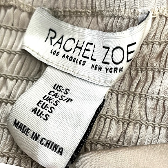 NWT Rachel Zoe Cream Satin Cowl Neck Camisole Tank Top - Picture 6 of 7